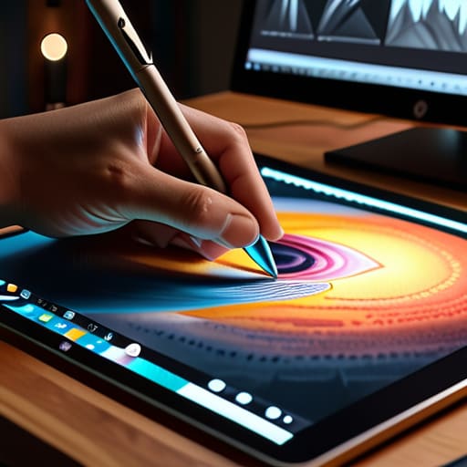 Mastering Creative Software With Intention at workstation.