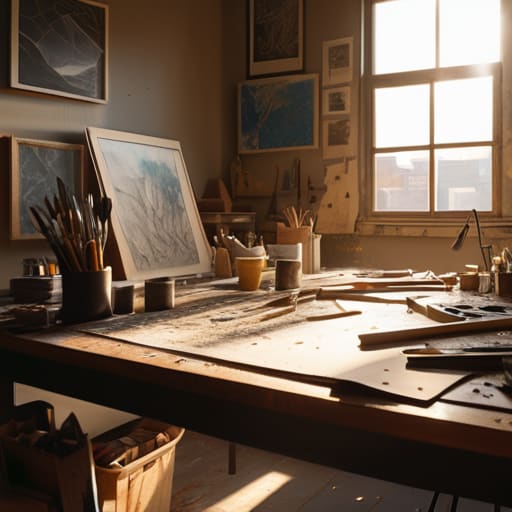 Creative process guide for navigating projects.