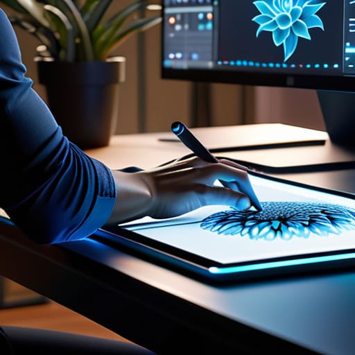 Installing creative software updates for design.