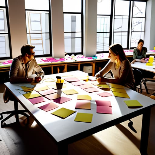 Implementing the design sprint methodology.