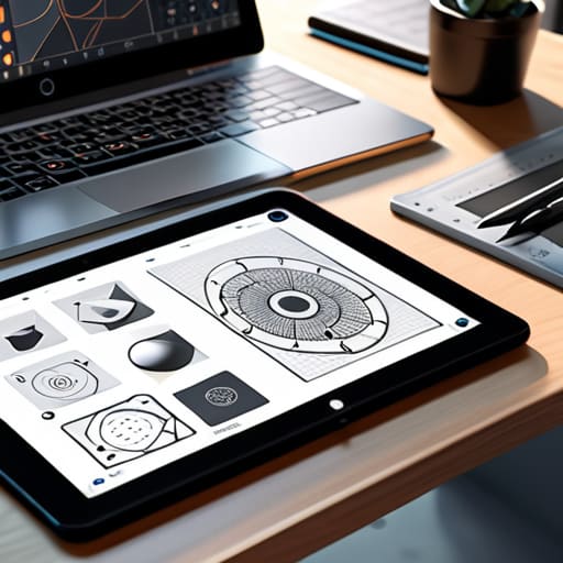 Professional designer designing icon sets.