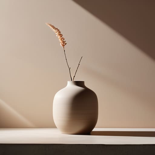 Minimalist composition utilizing effective negative space.
