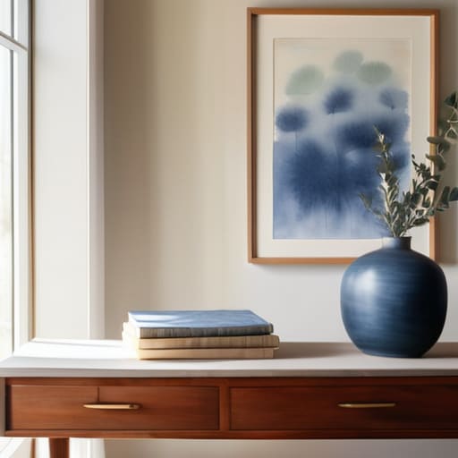 Ways to use watercolor in home decor.