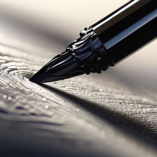 Simulating Traditional Ink Textures Through Digital Brush Settings