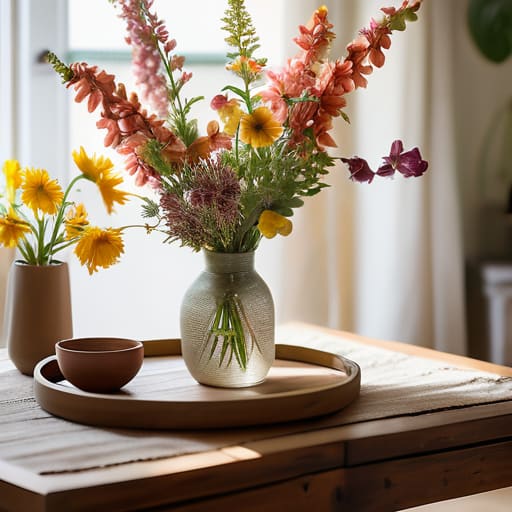 Creative ways to use seasonal flowers.