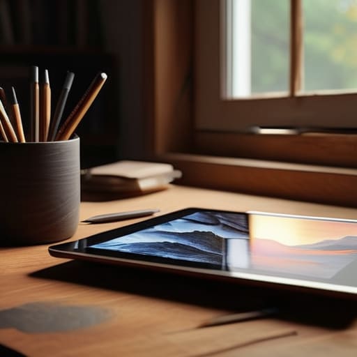 Different types of digital illustration tools.